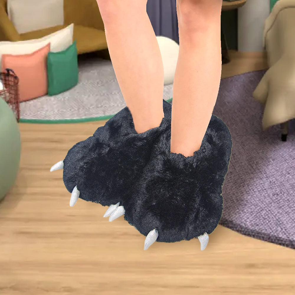 Adult Plush Monster Slippers