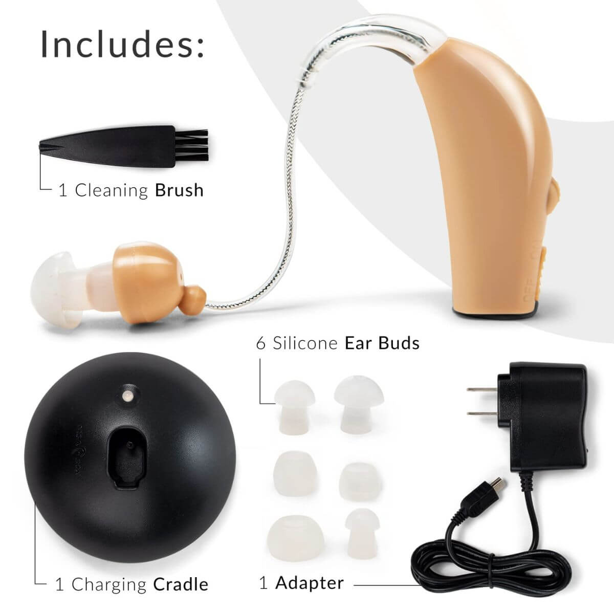 MSA PRO™ Sound Amplifier – 30X Volume Boost, Lightweight, Rechargeable (Up to 20 Hours)