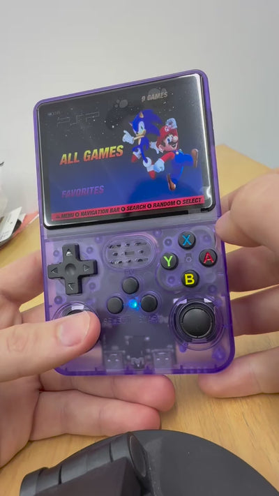 RetroRush Ultimate Retro Handheld Gaming Console – 128GB Pocket Arcade, Hi-Res Screen, 20k Games!