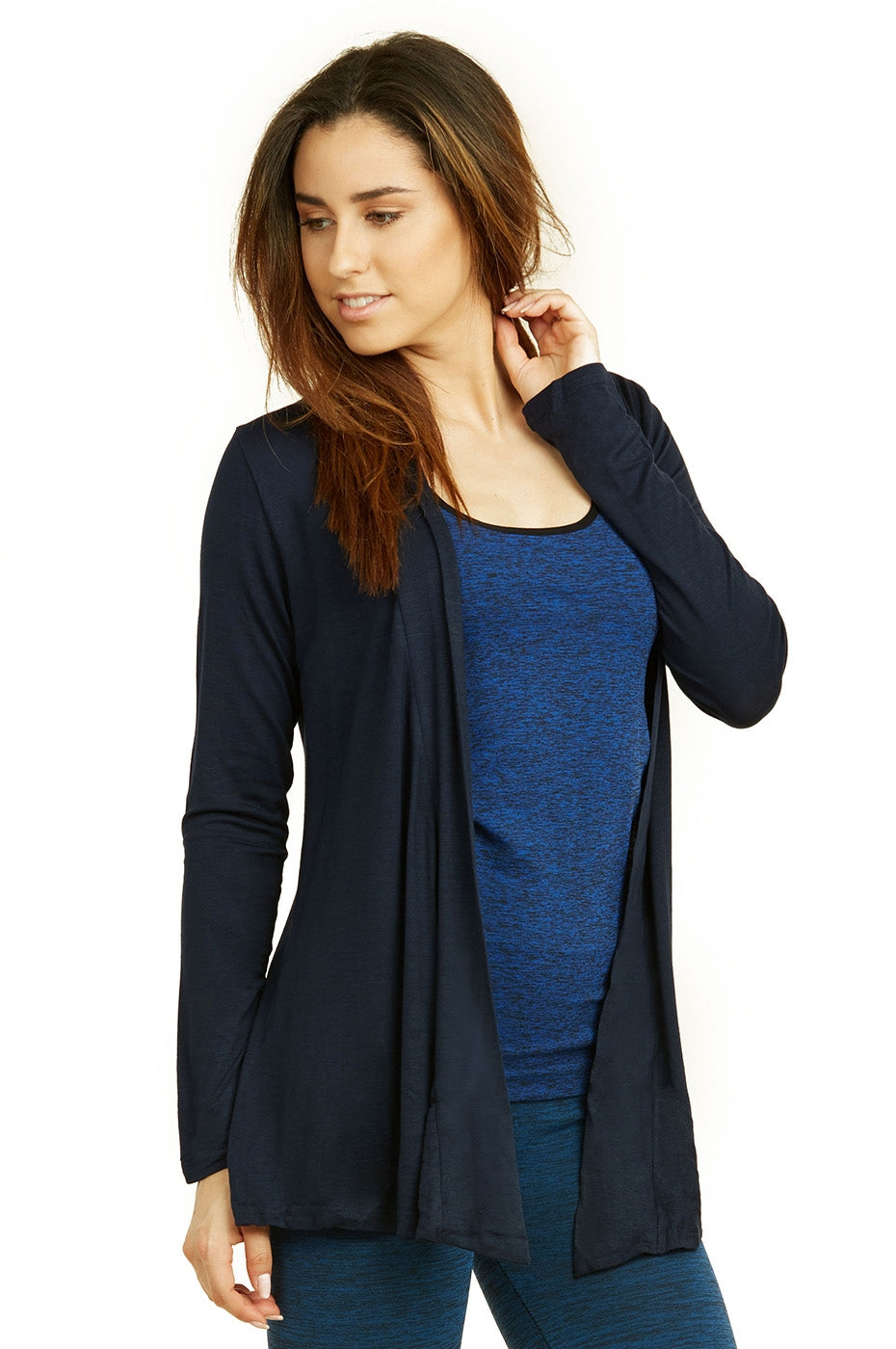 Women's Lightweight Open-Front Rayon Cardigan