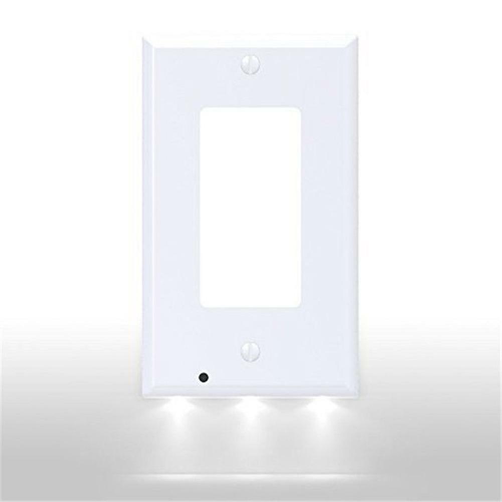 Outlet Cover with Built-In LED Night Light - 2 Styles