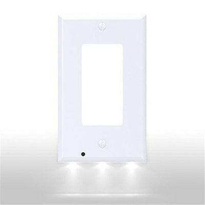 Outlet Cover with Built-In LED Night Light - 2 Styles