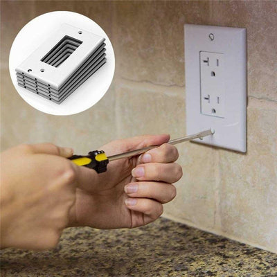 Outlet Cover with Built-In LED Night Light - 2 Styles