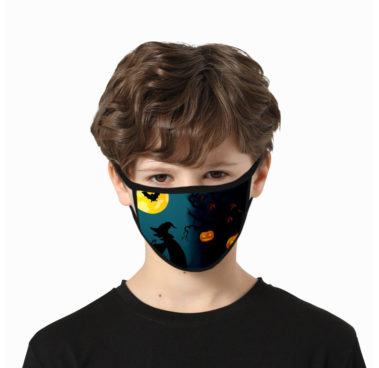 6-Pack Kids' Halloween-Themed Reusable Face Mask
