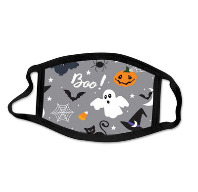 6-Pack Kids' Halloween-Themed Reusable Face Mask