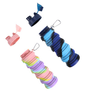 2-Pack Collapsible Hydration Water Bottles