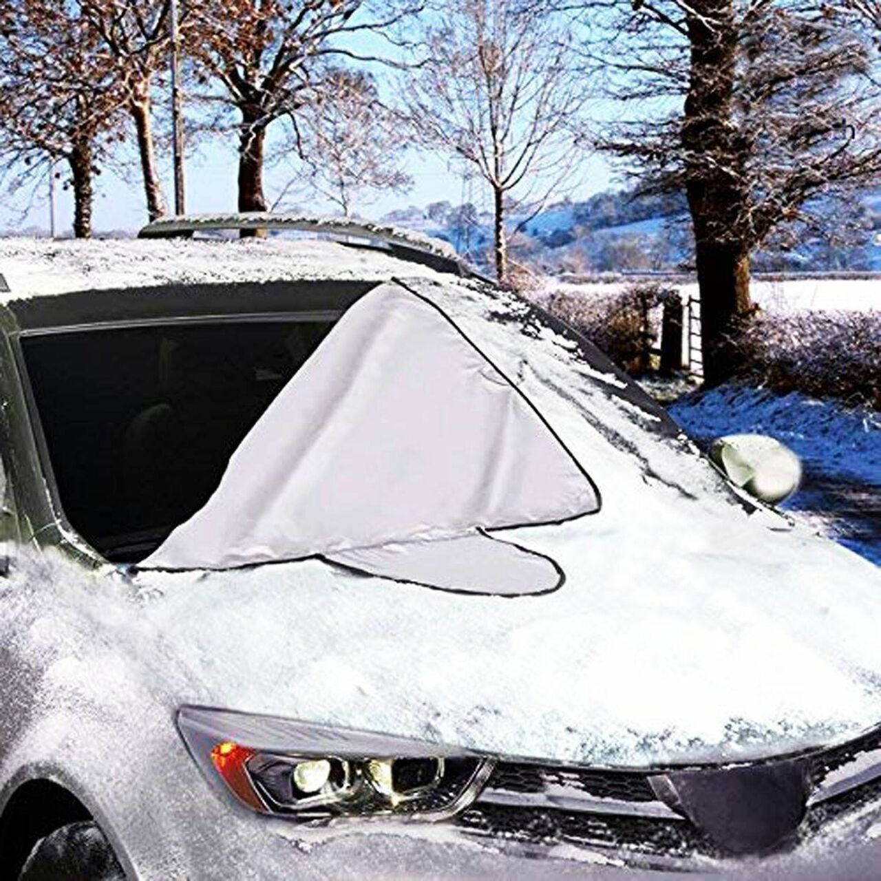 Reversible Car Windshield Protector for Winter Snow & Summer Heat ...