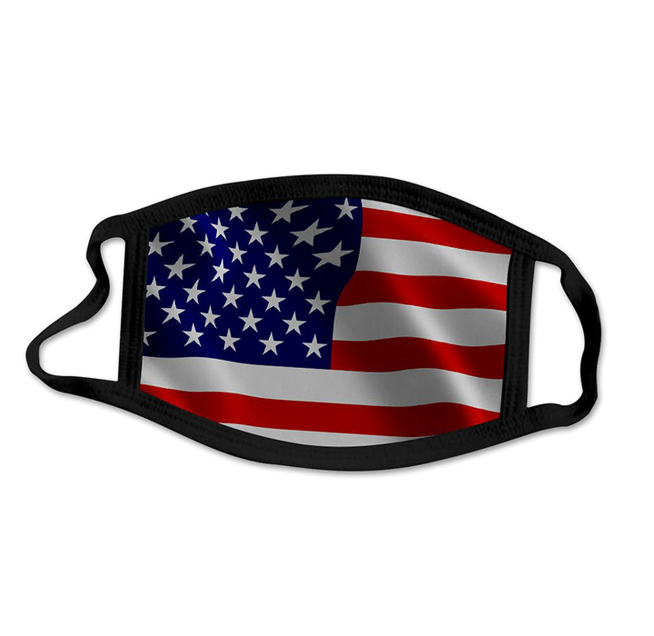 4-Pack Washable/Reusable USA Flag Mask