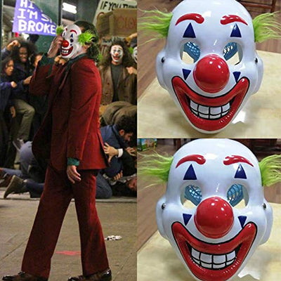 Joker Movie Halloween Clown Mask