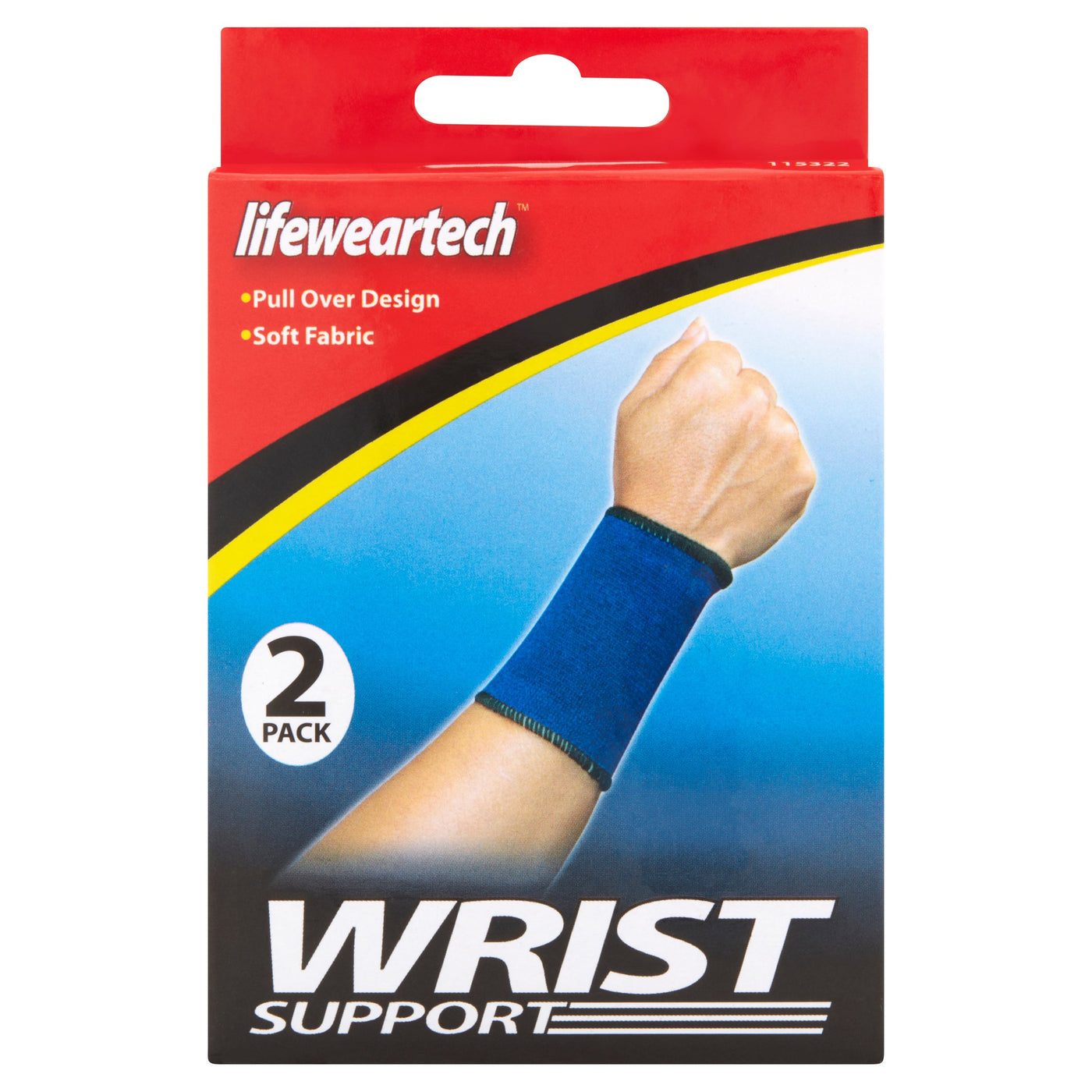 2-Pack Elastic Wrist Support Band
