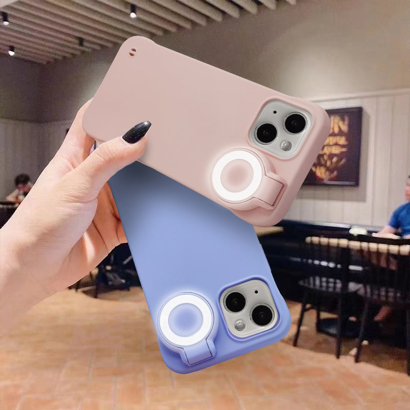 Ring Selfie Flip Light iPhone Case - 3 Colors