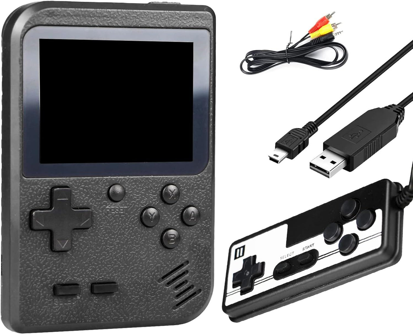 Handhell Contoller 400-In-1 Handheld Game Console with 2 Player Controller & TV Connectio ...