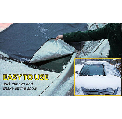 Reversible Car Windshield Protector for Winter Snow & Summer Heat