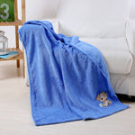 Embroidery Dog Blue