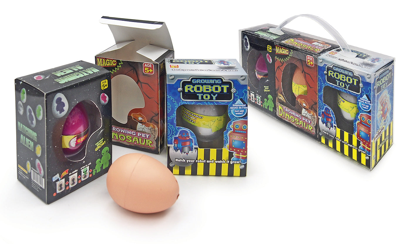 3-Pack Kids' Water Hatching Toy Eggs - Easter Egg Basket Fillers