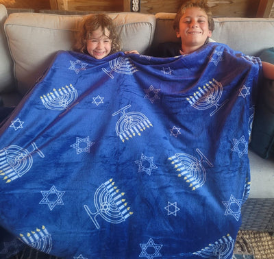 Hanukkah Holiday 50 X 60 Throw Blanket