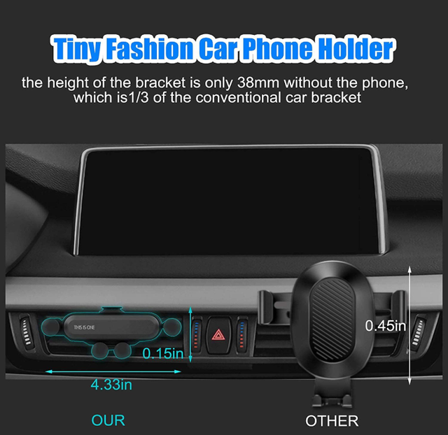 Gravity Universal Cell Phone Vent Mount