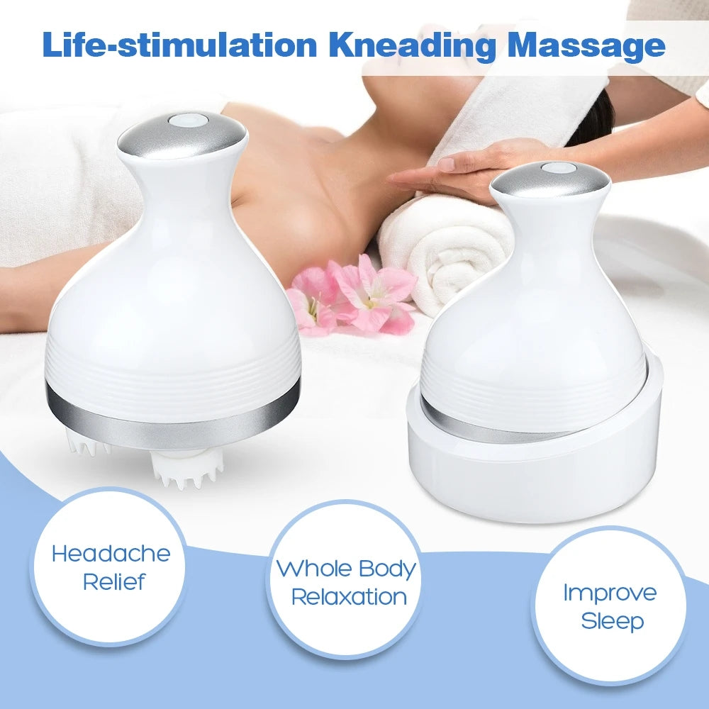 Deep Tissue Waterproof Scalp & Body Massager