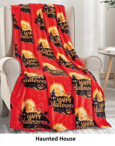 Halloween 50 X 60 Throw Blankets