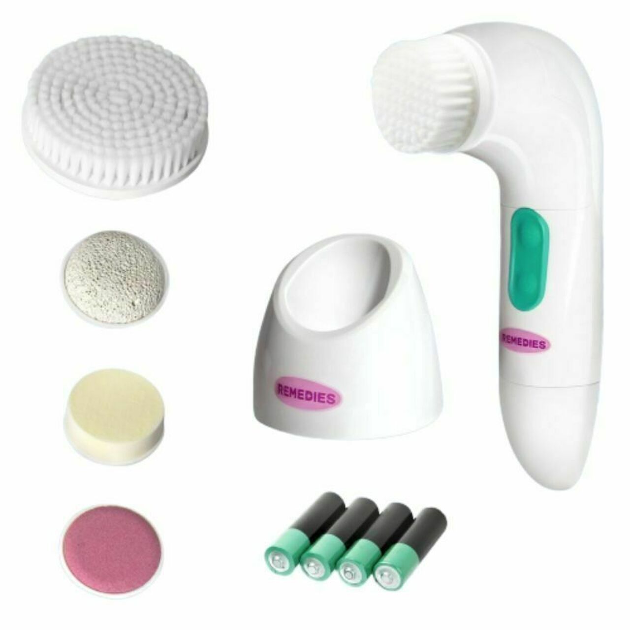 HomeSpa Microdermabrasion Face and Body Skin Cleansing Brush
